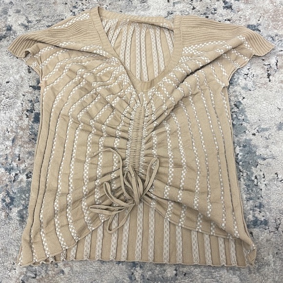 Emporio Armani Bi-Color Ribbed Top - Picture 5 of 5